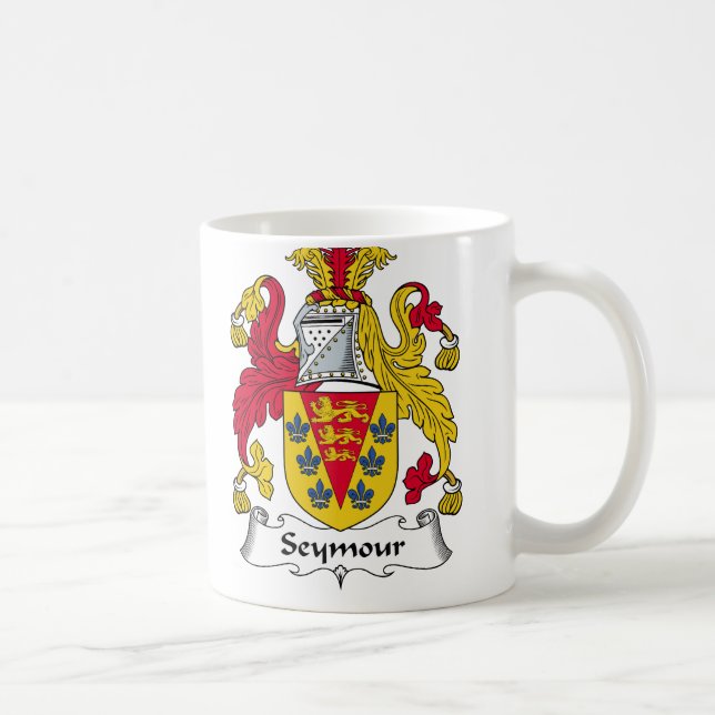 Seymour Family Crest Coffee Mug (Right)