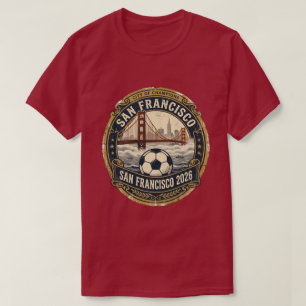 SF 2026 Golden Gate Football Badge T-Shirt