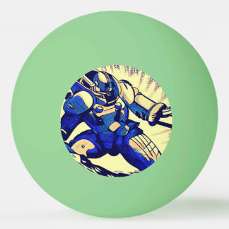 SF Anime Hero - Woodcut (4) Ping Pong Ball