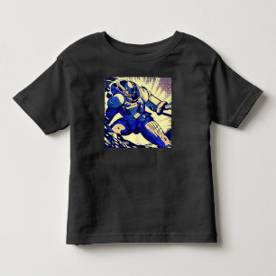 SF - Anime Hero Woodcut 4 Toddler T-Shirt