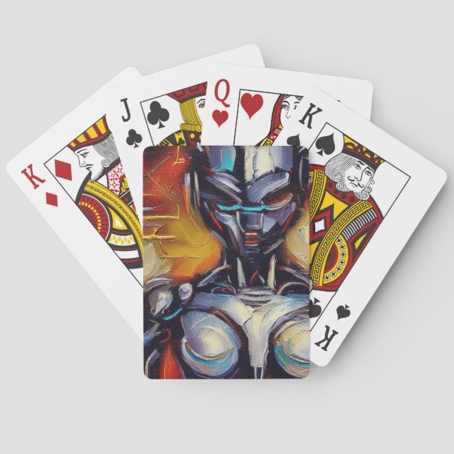 SF - Artificial Intelligence Hero (2) Playing Cards (Back)