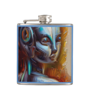 SF - Artificial Intelligence Hero 3 Hip Flask