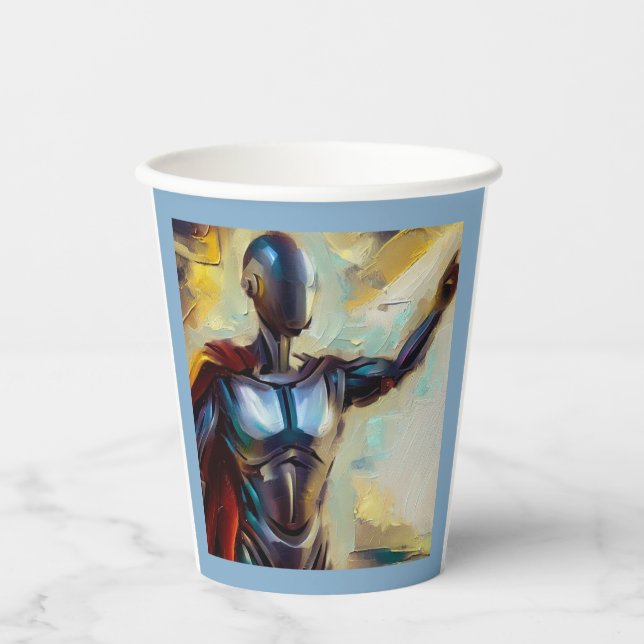 SF - Artificial Intelligence Hero 4 Paper Cups (Front)