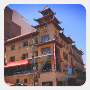 SF Chinatown Trade Mark Building Stickers