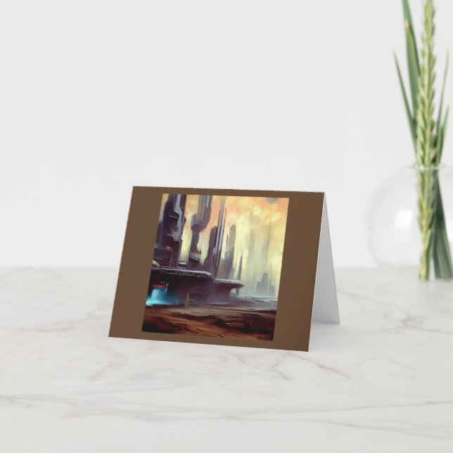 SF City On a Strange Planet 2 Card (Front)