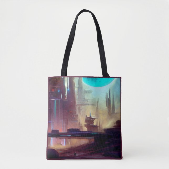 SF City On a Strange Planet 3 Tote Bag (Front)