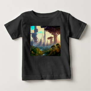SF - City On Forest Planet 1 Baby T-Shirt
