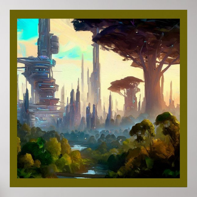 SF - City On Forest Planet 1 Poster (Front)