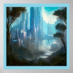 SF - City On Forest Planet 2 Poster