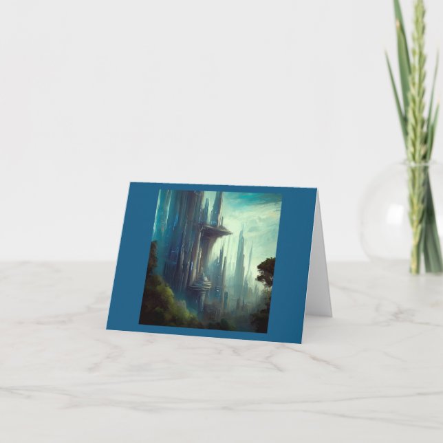 SF - City On Forest Planet 3 Card (Front)