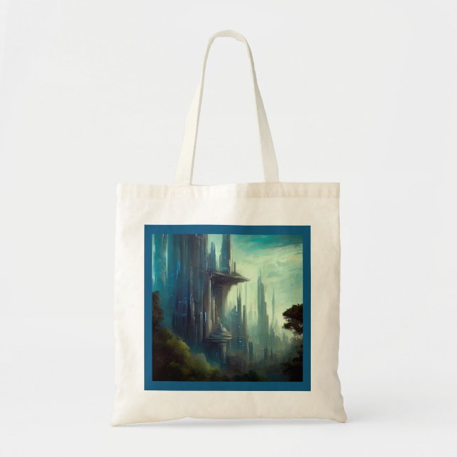 SF - City On Forest Planet 3 Tote Bag (Front)