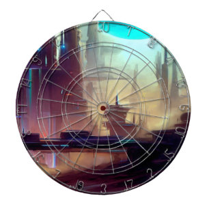 SF City Strange Planet (3) Dartboard