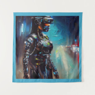 SF - Cyberpunk Hero 2 Tapestry