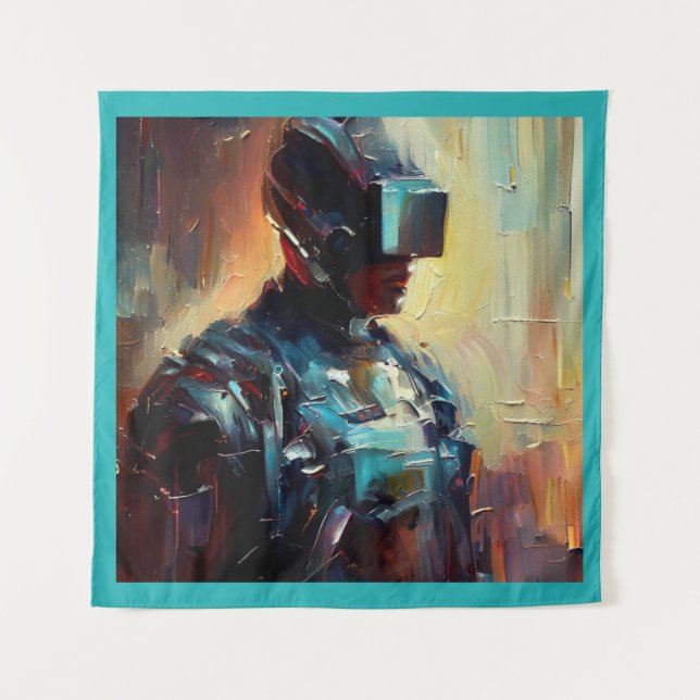 SF - Cyberpunk Hero 3 Tapestry (Front)
