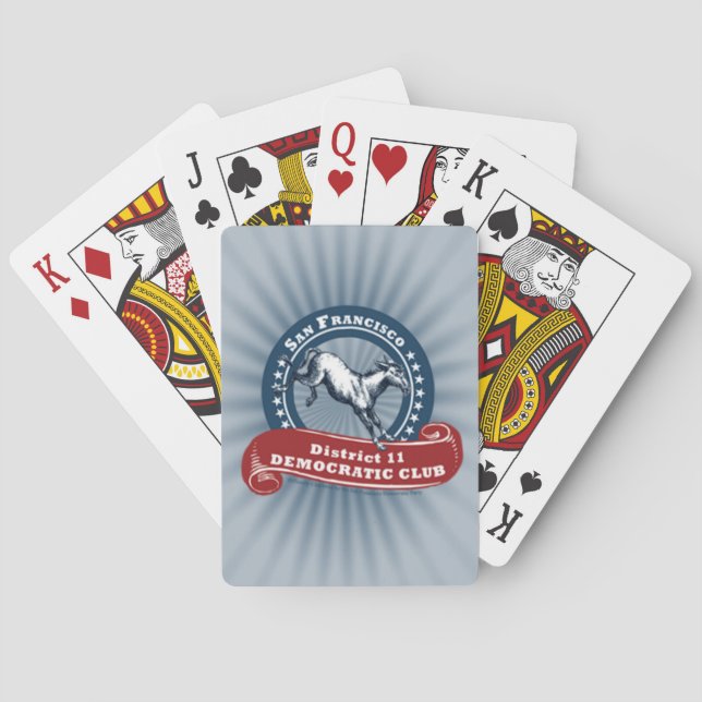 SF D11 Dems Playing Cards (Back)