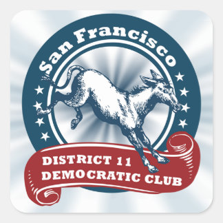 SF D11 Dems Sticker
