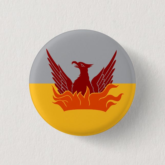 SF Fog Gold Flag Button (Front)