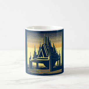 SF Futuristic Church 2 Coffee Mug