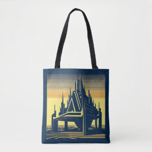 SF Futuristic Church 2 Tote Bag