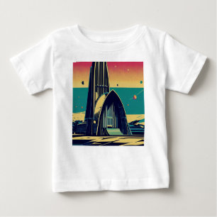 SF Futuristic Church 3 Baby T-Shirt
