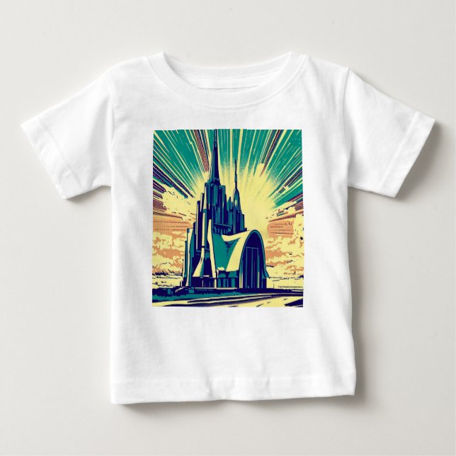 SF Futuristic Church 3 Baby T-Shirt (Front)
