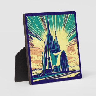 SF Futuristic Church 3 Plaque