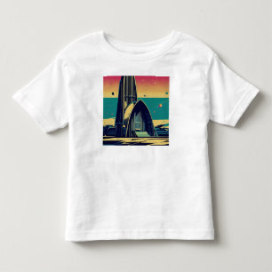SF Futuristic Church 3 Toddler T-Shirt