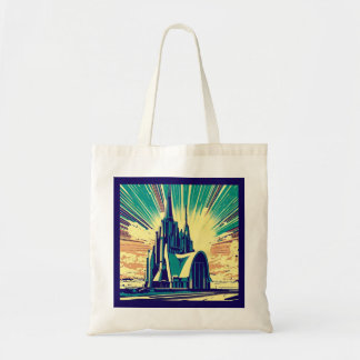 SF Futuristic Church 3 Tote Bag