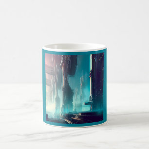SF Futuristic City 1 Coffee Mug