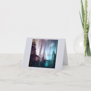 SF Futuristic City 2 Card