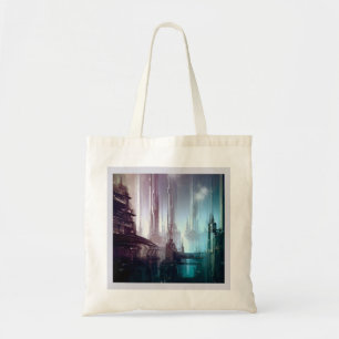 SF Futuristic City 2 Tote Bag