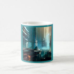 SF Futuristic City 3 Coffee Mug