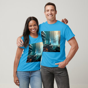 SF Futuristic City 3 T-Shirt