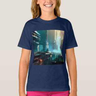 SF Futuristic City 3 T-Shirt