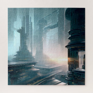 SF Futuristic City (4) Jigsaw Puzzle