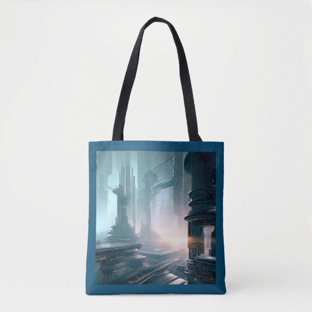 SF Futuristic City 4 Tote Bag (Front)