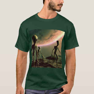 SF Gray Aliens 2 T-Shirt