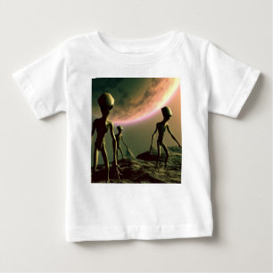 SF Grey Aliens 2 Baby T-Shirt