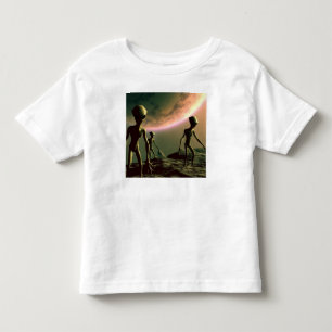 SF Grey Aliens 2 Toddler T-Shirt