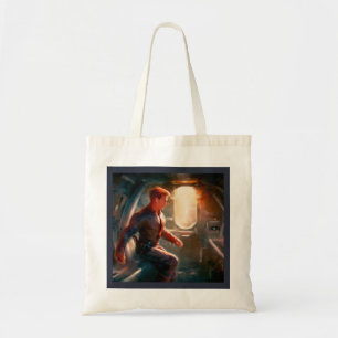 SF Hero Aboard Spaceship 1 Tote Bag