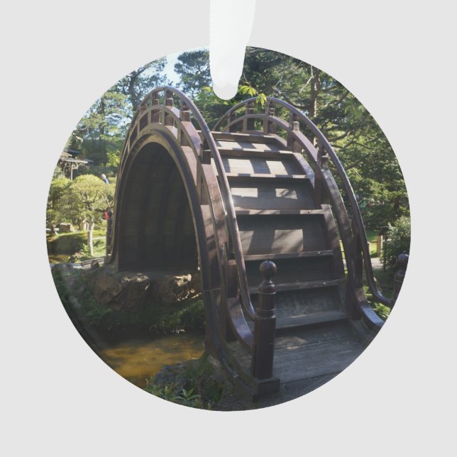 SF Japanese Tea Garden Drum Bridge Ornament (Front)