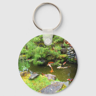 SF Japanese Tea Garden Koi Pond #1 Keychain