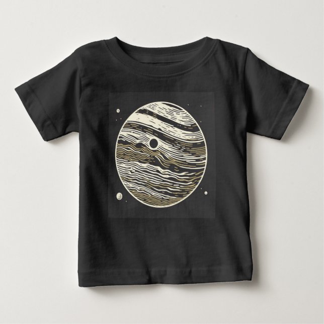SF Jupiter Woodcut 1 Baby T-Shirt (Front)