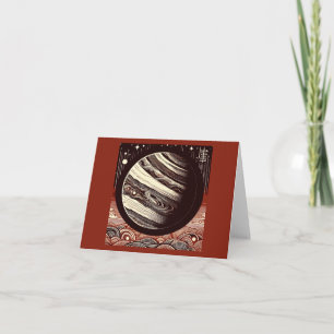 SF Jupiter Woodcut 2 Card