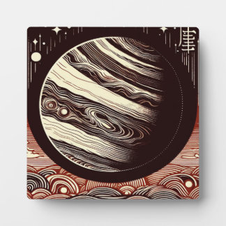SF Jupiter Woodcut 2 Plaque