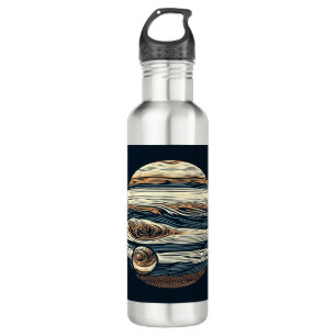 SF Jupiter Woodcut 4 710 Ml Water Bottle