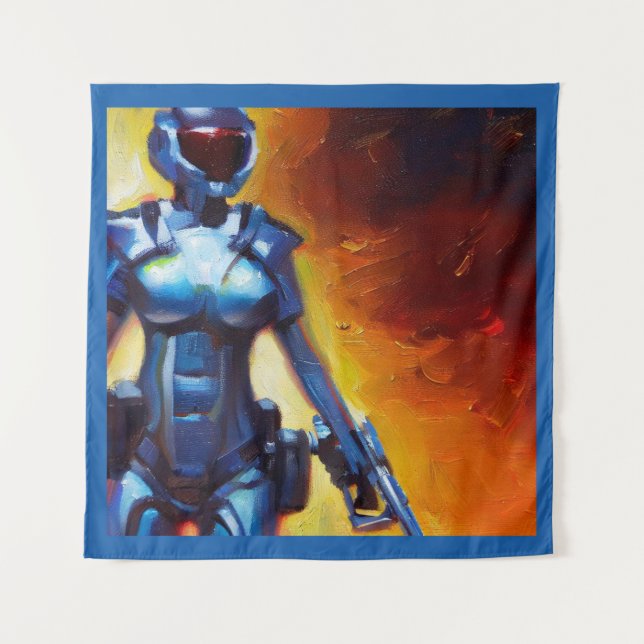 SF - Military Hero 1 Tapestry (Front)