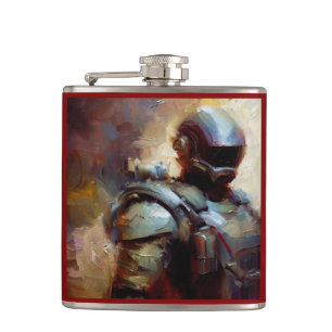 SF - Military Hero 3 Hip Flask