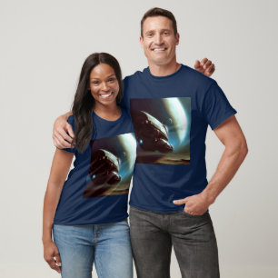 SF Orbiting Spaceship 1 T-Shirt