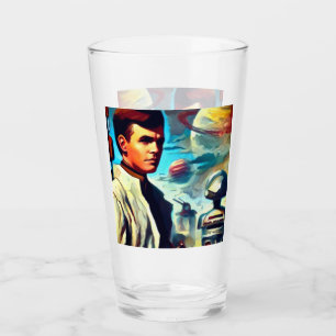 SF Pulp Magazine Cover Style 2 Glass